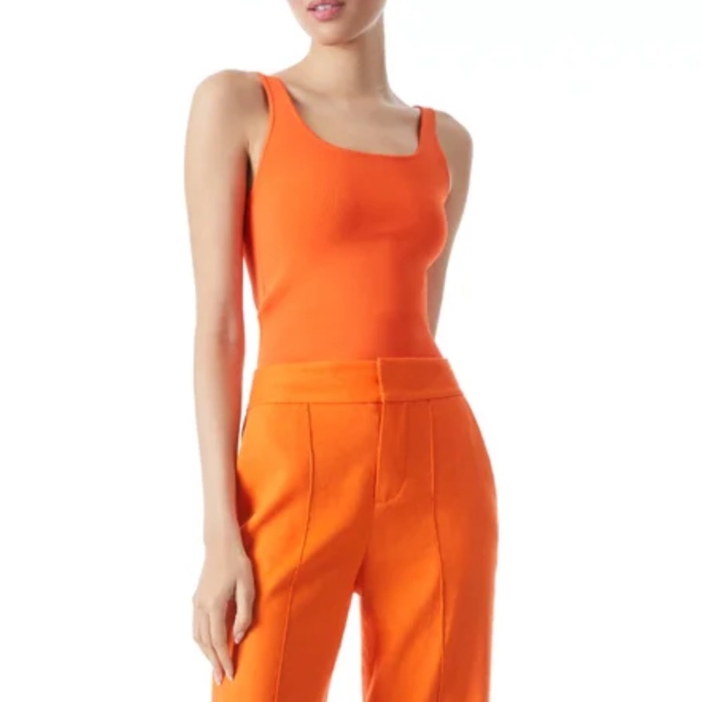 DARYN FULL LENGTH SWEATER TANK Orange